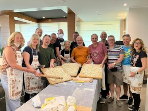 spaghetti at the hotel, cooking result